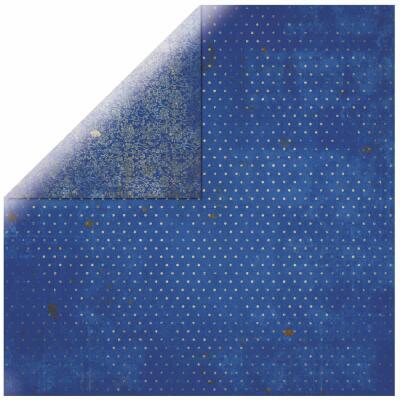 Scrapbooking Papier BoBunny Vintage 30,5 x 30,5 cm - Auswahl 383 saphirblau Vintage doubledot