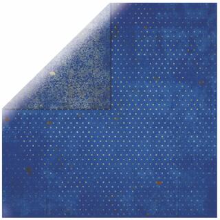 Scrapbooking Papier BoBunny Vintage 30,5 x 30,5 cm - Auswahl 383 saphirblau Vintage doubledot
