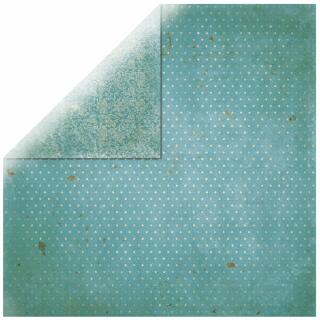 Scrapbooking Papier BoBunny Vintage 30,5 x 30,5 cm - Auswahl 404 türkis Vintage doubledot