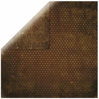 Scrapbooking Papier BoBunny Vintage 30,5 x 30,5 cm - Auswahl 542 schokolade Vintage doubledot