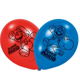 Super Mario  Luftballons, 6 Stück
