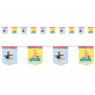 Der kleine Rabe Socke - Wimpelkette Girlande, 3,5 m