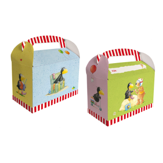 Der kleine Rabe Socke Party - Geschenkebox für Mitgebsel, 6 Stück