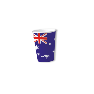 60-teiliges Party-Set Australien - Teller Becher Servietten für 20 Personen