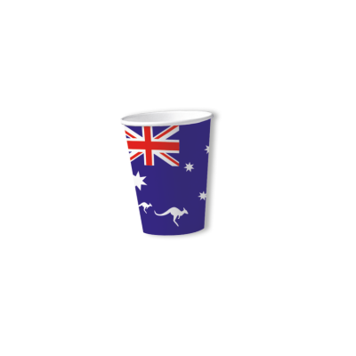 Australien - Becher - Pappbecher 10 Stück, 0,25 l