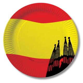 Spanien - Pappteller 10 Stück