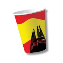 Spanien - Pappbecher 10 Stück