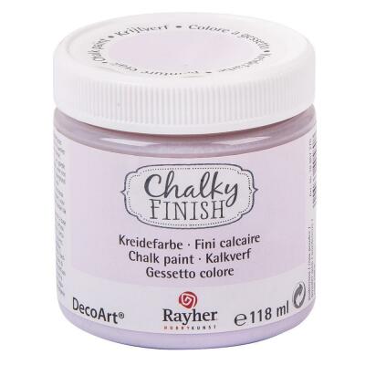 Rayher Chalky Finish Kreidefarbe 118 ml - Farbauswahl Nr. 270 puderrosa