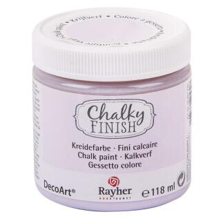 Rayher Chalky Finish Kreidefarbe 118 ml - Farbauswahl Nr. 270 puderrosa