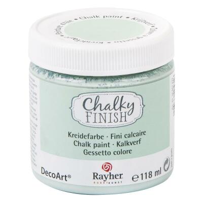 Rayher Chalky Finish Kreidefarbe 118 ml - Farbauswahl Nr. 432 jade