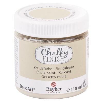 Rayher Chalky Finish Kreidefarbe 118 ml - Farbauswahl Nr. 508 beige