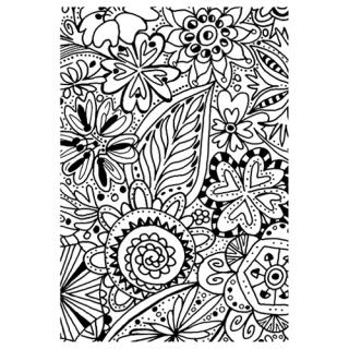 Efco (264) clear stamps Stempel Set - Floral