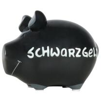 KCG Kleinschwein Keramik Sparschwein - Schwarzgeld -  ca....