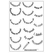 Efco (297) clear stamps Stempel Set - Lehrer - Text -...