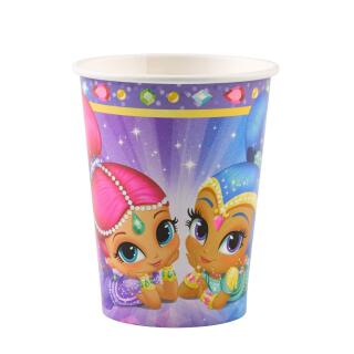 37-teiliges Party-Set Shimmer und Shine - Teller Becher Servietten Tischdecke für 8 Kinder