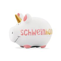 KCG Kleinschwein Keramik Sparschwein - Schweinhorn -...