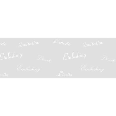 Ursus Transparentpapier "White Line" 115 g/m² - DIN A4 * Auswahl 01 Einladung