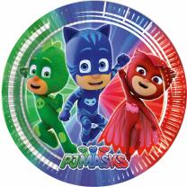 PJ Masks Pyjamahelden  Pappteller. 23 cm, 8 Stück