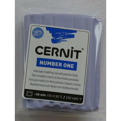 Cernit Polymer - Modelliermasse Number One, 56 g - Auswahl aus 40 Farben 223 / graublau
