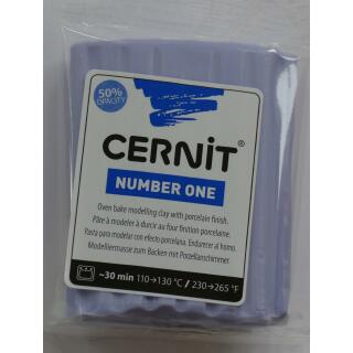 Cernit Polymer - Modelliermasse Number One, 56 g - Auswahl aus 40 Farben 223 / graublau