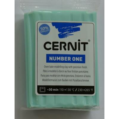 Cernit Polymer - Modelliermasse Number One, 56 g - Auswahl aus 40 Farben 640 / mint