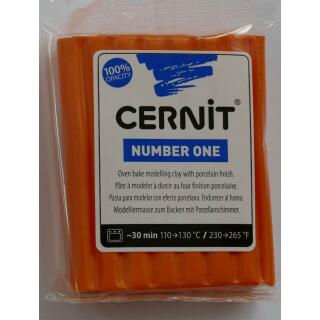 Cernit Polymer - Modelliermasse Number One, 56 g - Auswahl aus 40 Farben 754 / koralle