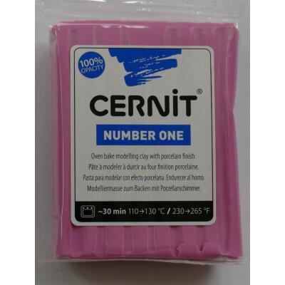 Cernit Polymer - Modelliermasse Number One, 56 g - Auswahl aus 40 Farben 922 / fuchsia