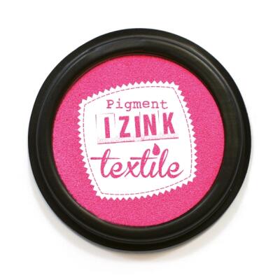 Aladine IZINK Pigment Textil Stempelkissen - Auswahl dahlia - pink