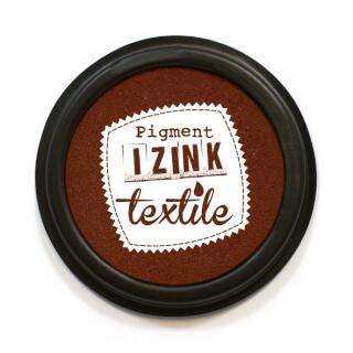 Aladine IZINK Pigment Textil Stempelkissen - Auswahl wood - braun