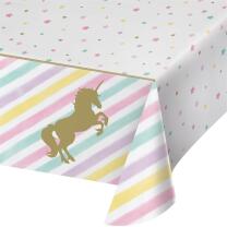 goldenes Einhorn  (creative converting)  -  Tischdecke...