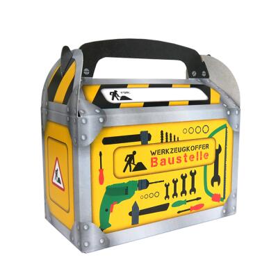 Baustellen Party - Geschenkebox für Mitgebsel, 6 Stück