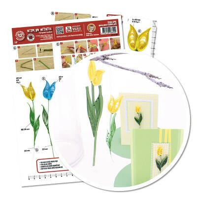 Quillingschablone/ Quillingboard Tulpen (093)