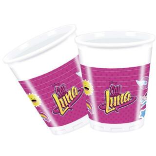 Soy Luna, 8 Becher 0,2 l, Plastk