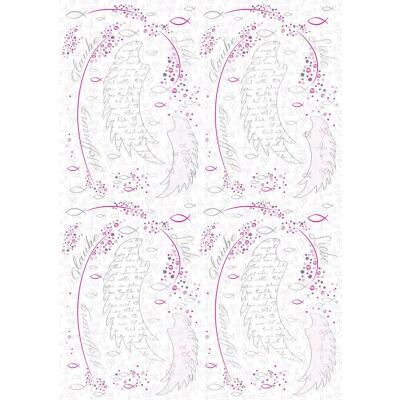 Ursus Designkarton "Religion pink" 01 DIN A4 - 1 Blatt