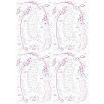 Ursus Designkarton "Religion pink" 01 DIN A4 -...