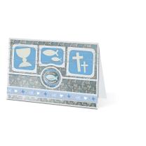 Ursus Designkarton "Religion blue" 01  DIN A4 - 1 Blatt