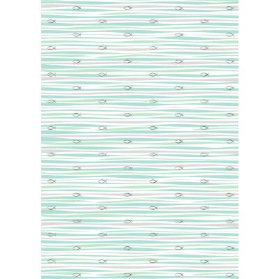 Ursus Designkarton "Jesus Aqua" (02) DIN A4 - 1 Blatt