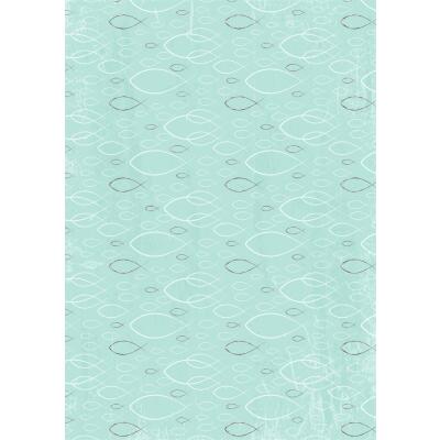 Ursus Designkarton "Jesus Aqua" (03) DIN A4 - 1 Blatt