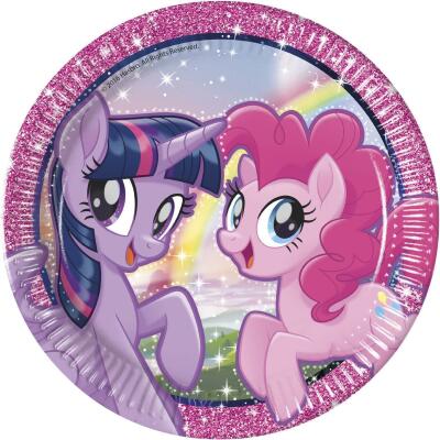 My little Pony and Friends -  2018 (procos) Teller 23 cm, Pappteller, 8 Stück