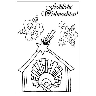 Efco (032) clear stamps Stempel Set - Fröhliche Weihnachten!