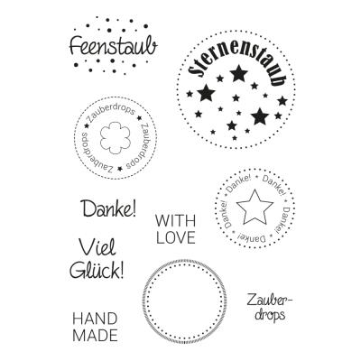 Efco (151) clear stamps Stempel Set - Zauberdrops Feenstaub