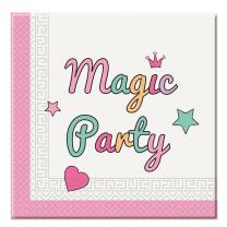 Einhorn Magic Party - Unicorn - 20 Servietten, 33 x 33 cm