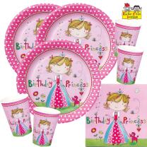 52-teiliges Party-Set Rachel Ellen Kleine Prinzessin -...