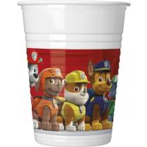 Paw Patrol Ready for Action -  8  Becher , Kunststoff, 0,2 l