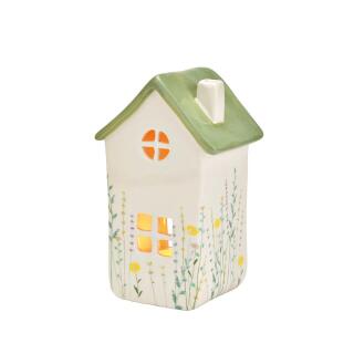 Haus grün klein 9x14x7 cm