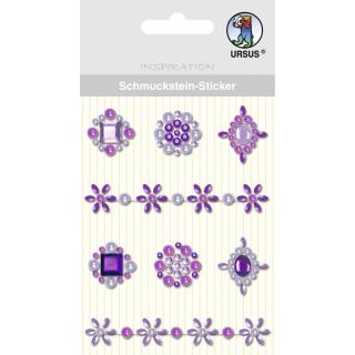 05 violett Medaillons