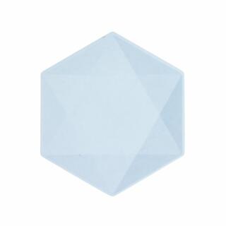 Teller hexagonal 20,8 x18,1 cm