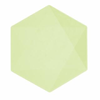 Teller hexagonal 26,1 x 22,6 cm