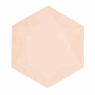 Teller hexagonal 26,1 x 22,6 cm