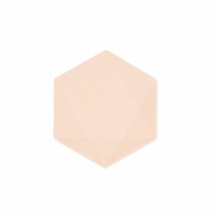 Teller hexagonal 15,8 x13,7 cm